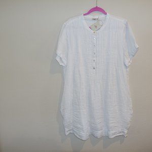 FAHERTY XL GEMINA DRESS ( WHITE)